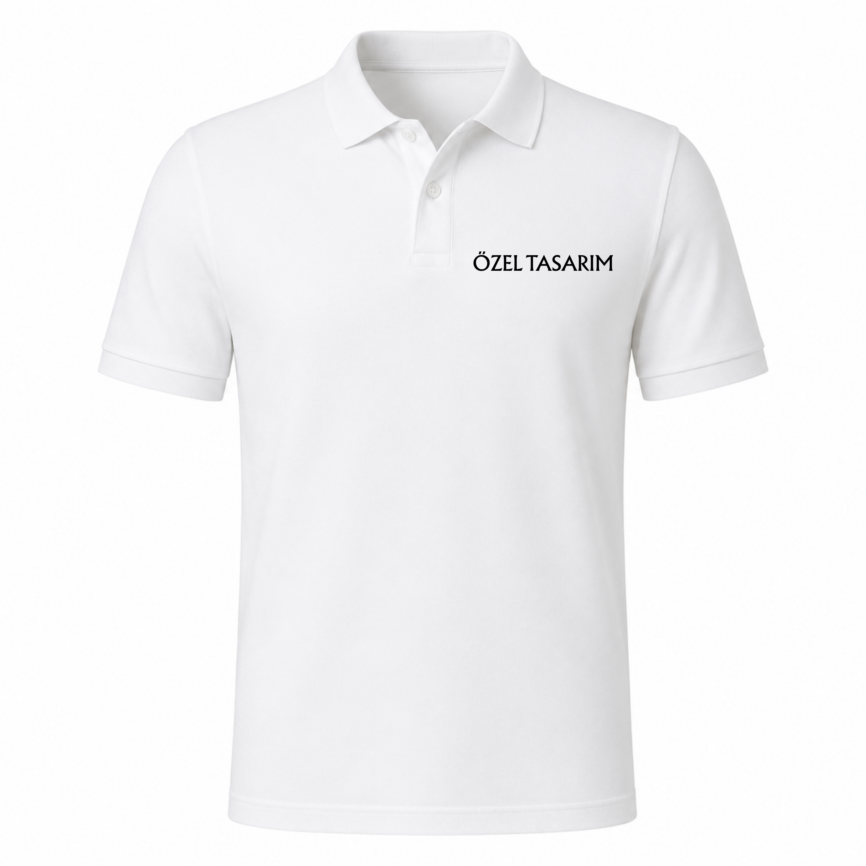 Polo Yaka Tişört (Ön Baskı Dahil)