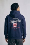 Erkek Feelings Baskılı ve Nakışlı Oversize Sweatshirt - lacivert