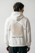 Erkek Essentials Nakışlı Oversize Sweatshirt - beyaz