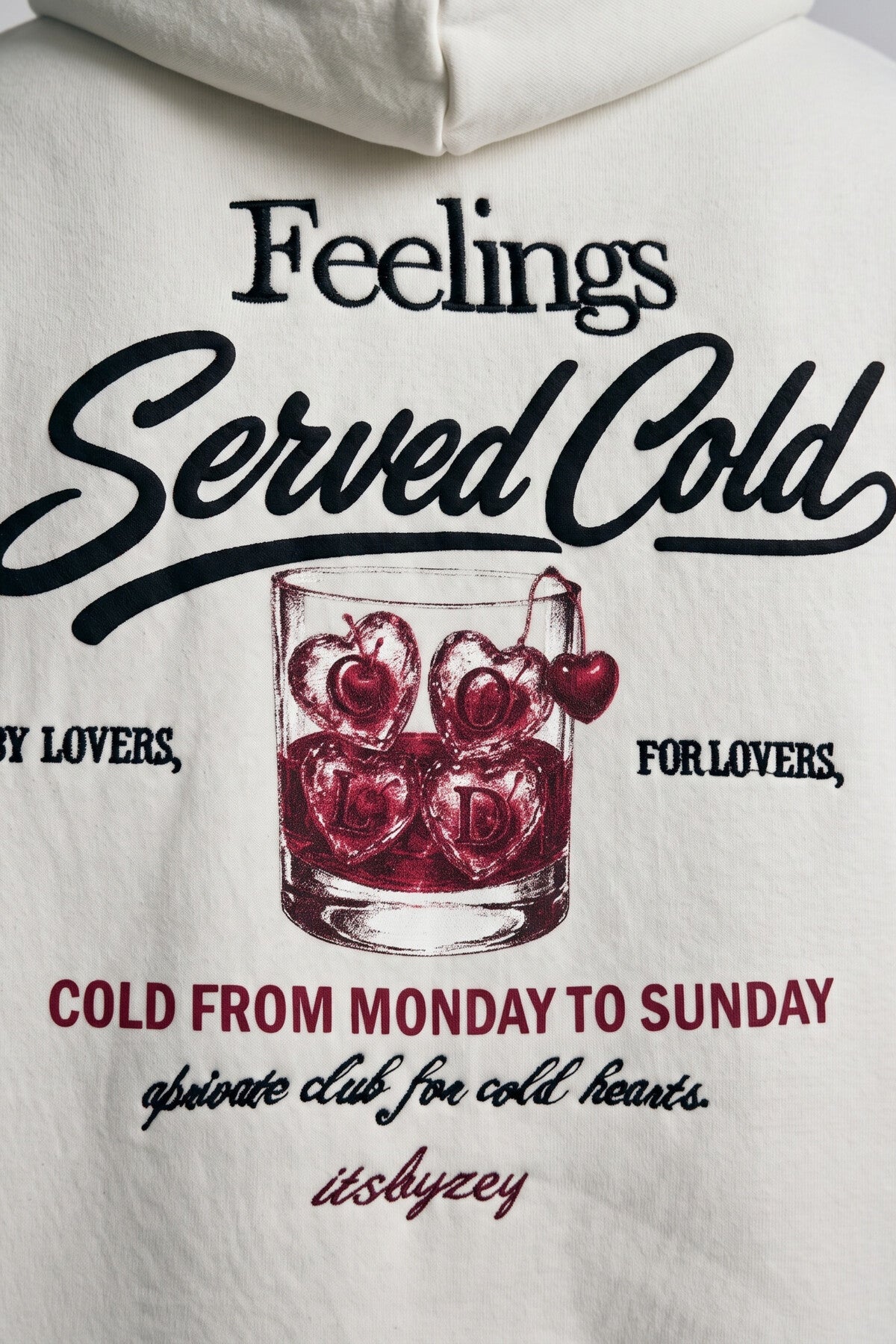 Erkek Feelings Baskılı ve Nakışlı Oversize Sweatshirt - beyaz
