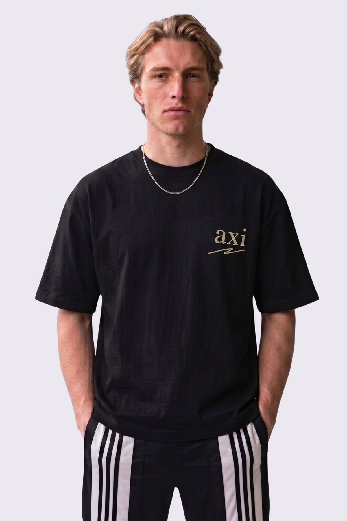 ELIF Oversize Nakış ve Baskılı T-Shirt