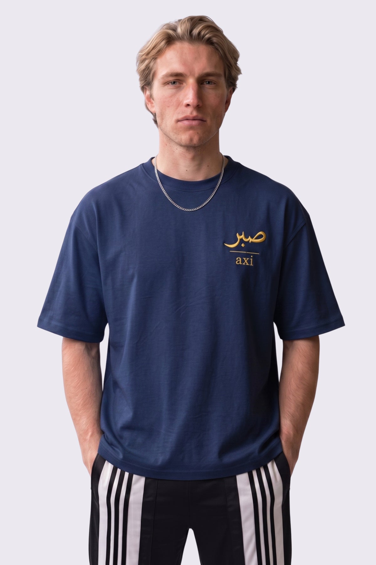SABIR Oversize Nakış ve Baskılı Tişört