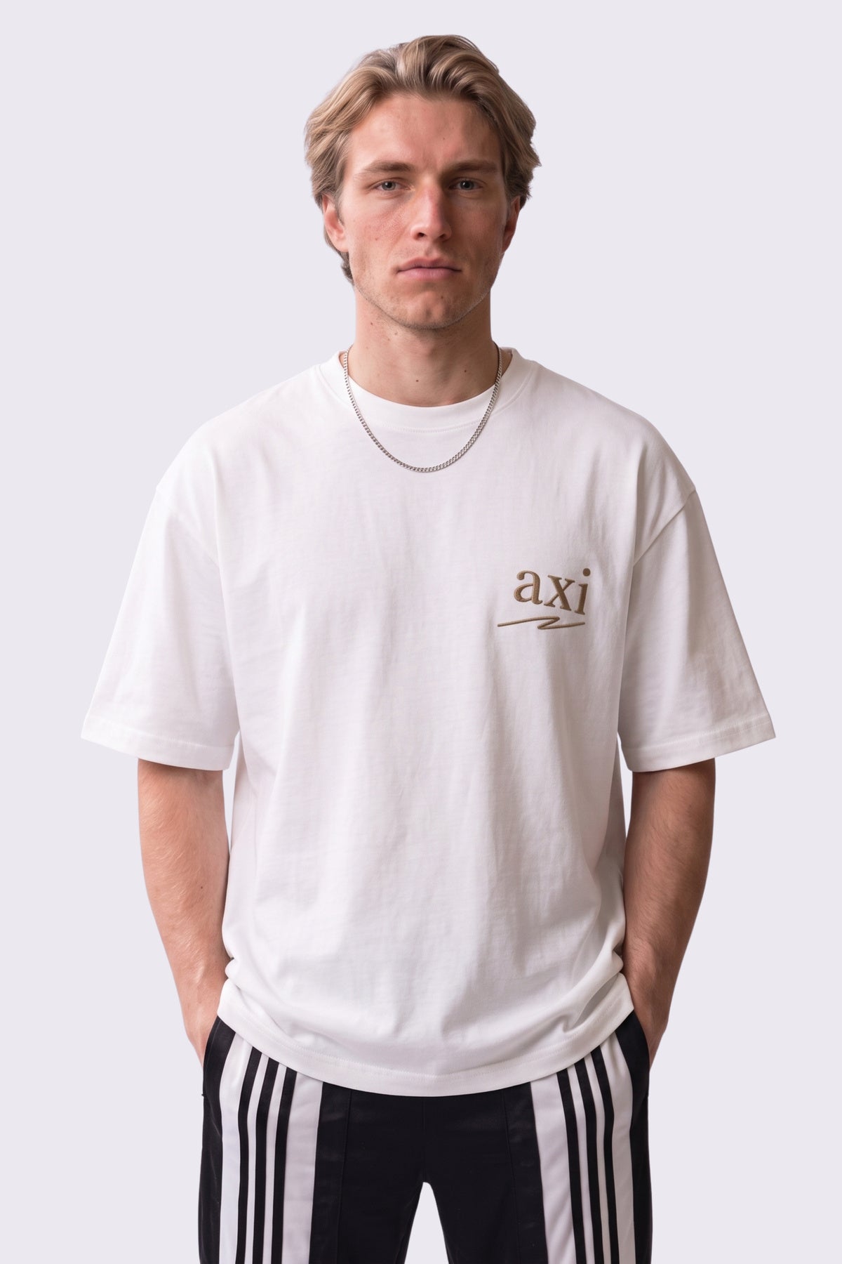 ELIF Oversize Nakış ve Baskılı T-Shirt