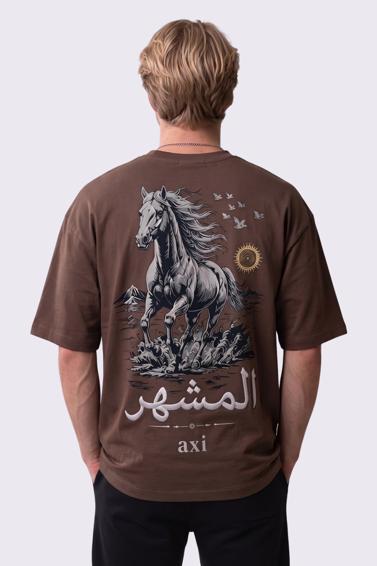 Oversize Nakış ve Baskılı Tişört