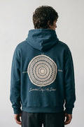 Erkek Essentials Nakışlı Oversize Sweatshirt - mavi