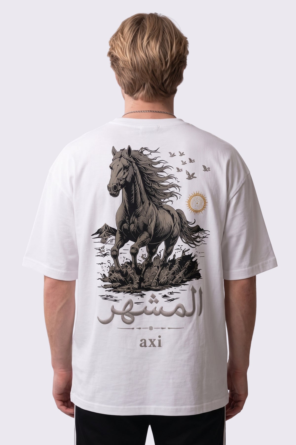 Oversize Nakış ve Baskılı Tişört