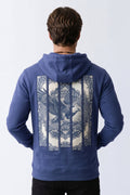 Patchwork Nakışlı Erkek Sweatshirt - lacivert