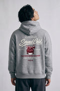 Erkek Feelings Baskılı ve Nakışlı Oversize Sweatshirt - gri