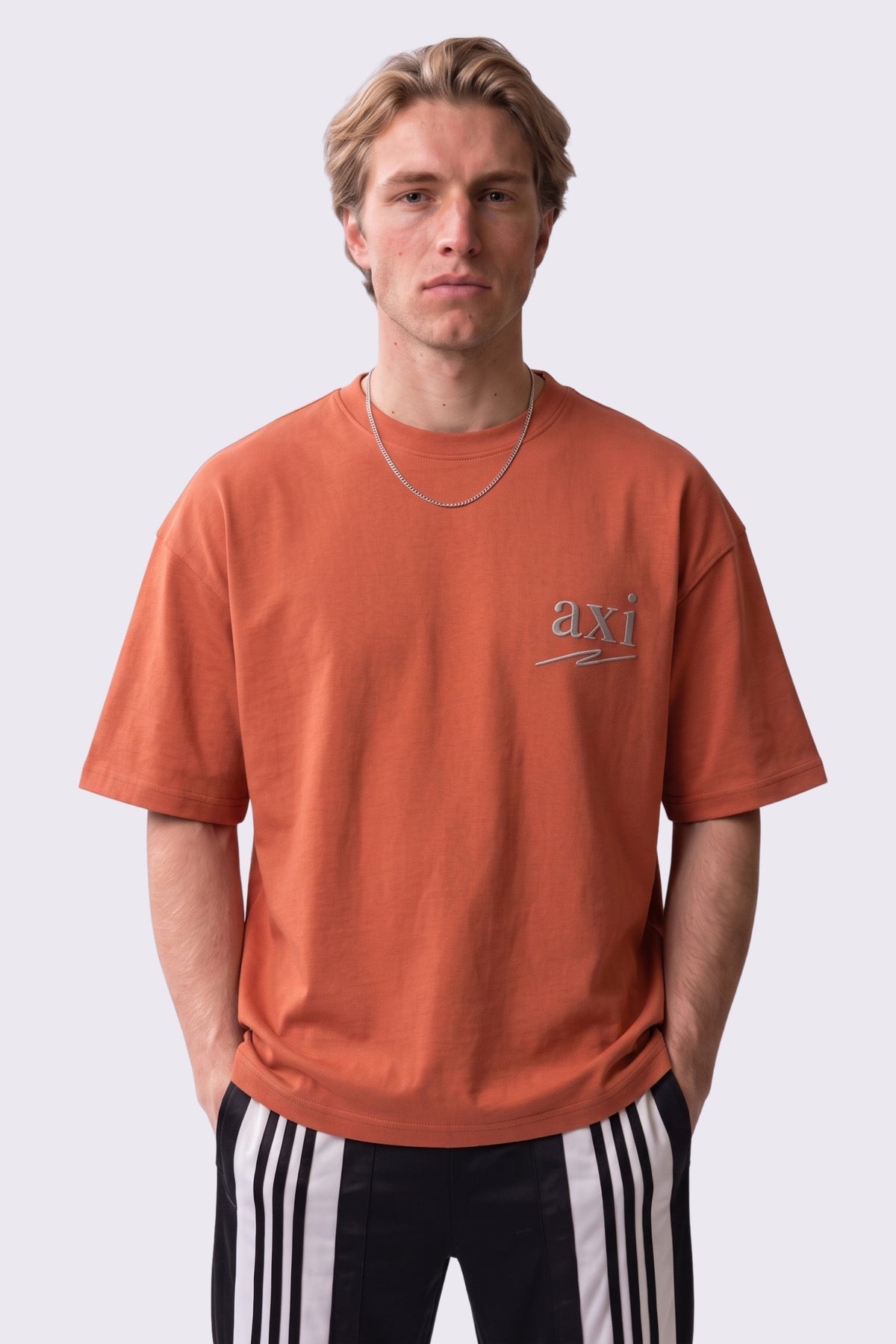 ELIF Oversize Nakış ve Baskılı T-Shirt