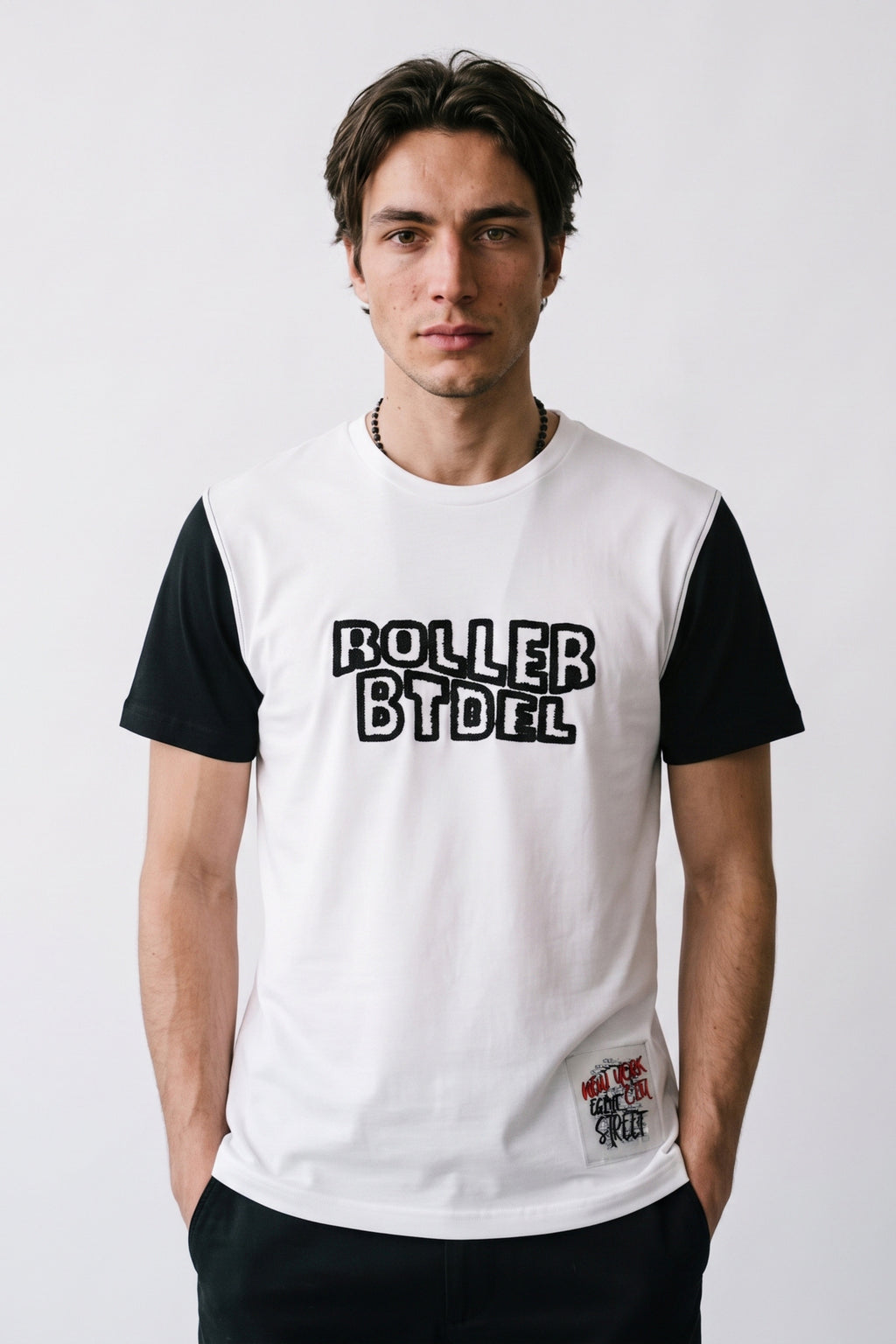 Roller Baskılı Erkek T-Shirt