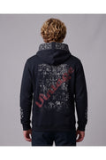 Vintage Pamuk Şardonlu Erkek Sweatshirt - siyah