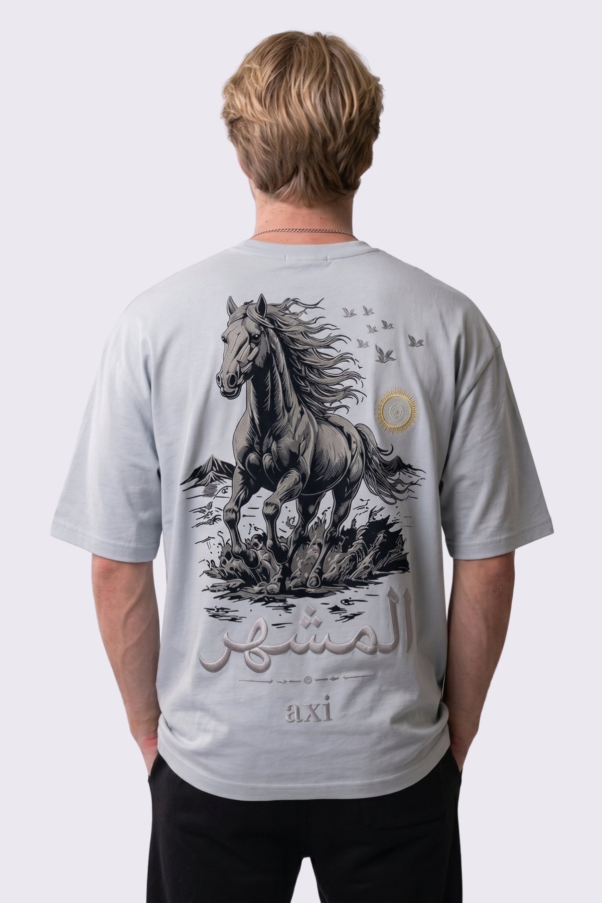 Oversize Nakış ve Baskılı Tişört