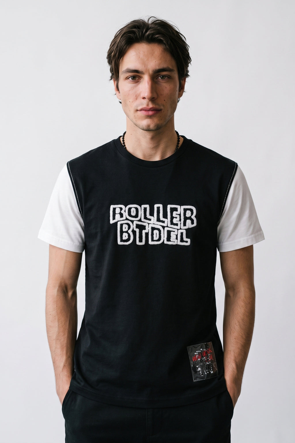 Roller Baskılı Erkek T-Shirt