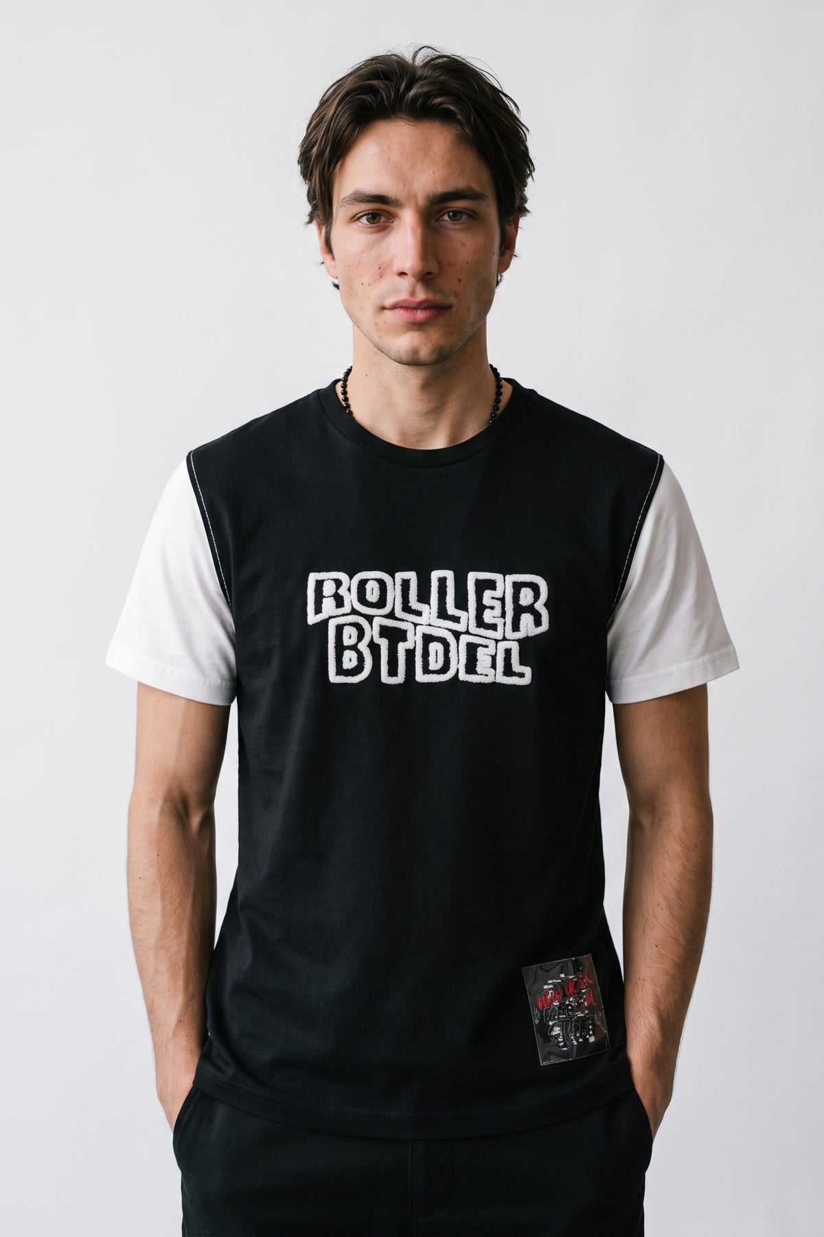 Roller Baskılı Erkek T-Shirt