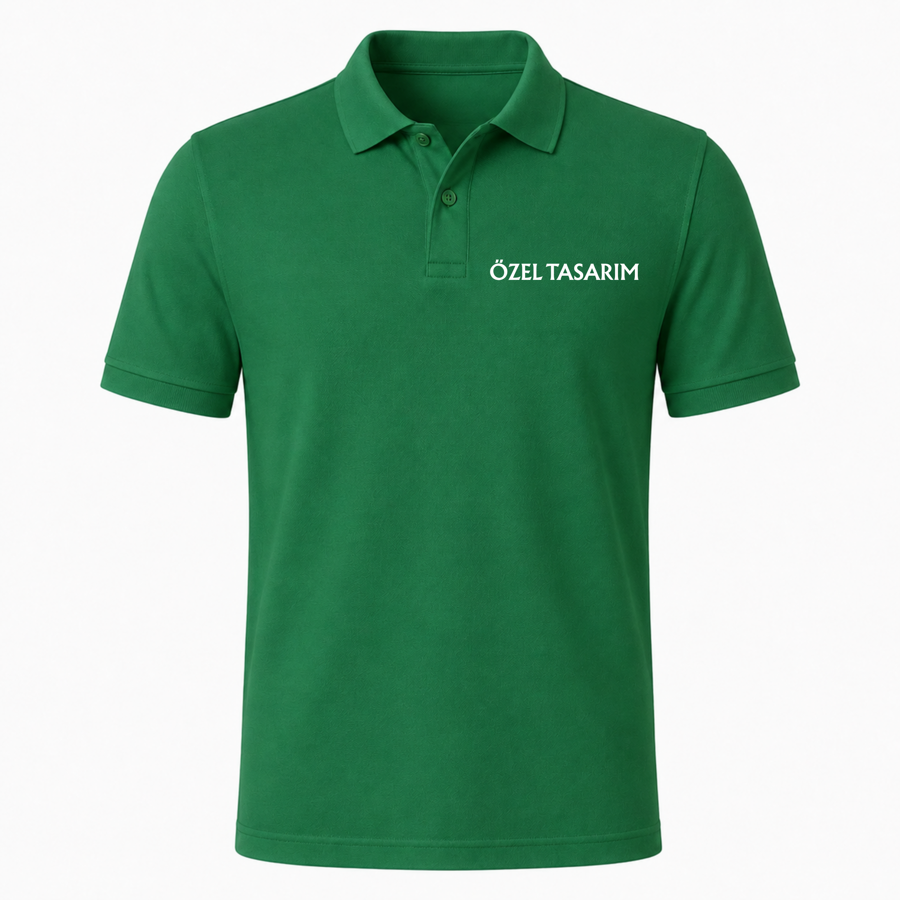 Polo Yaka Tişört (Ön Baskı Dahil)