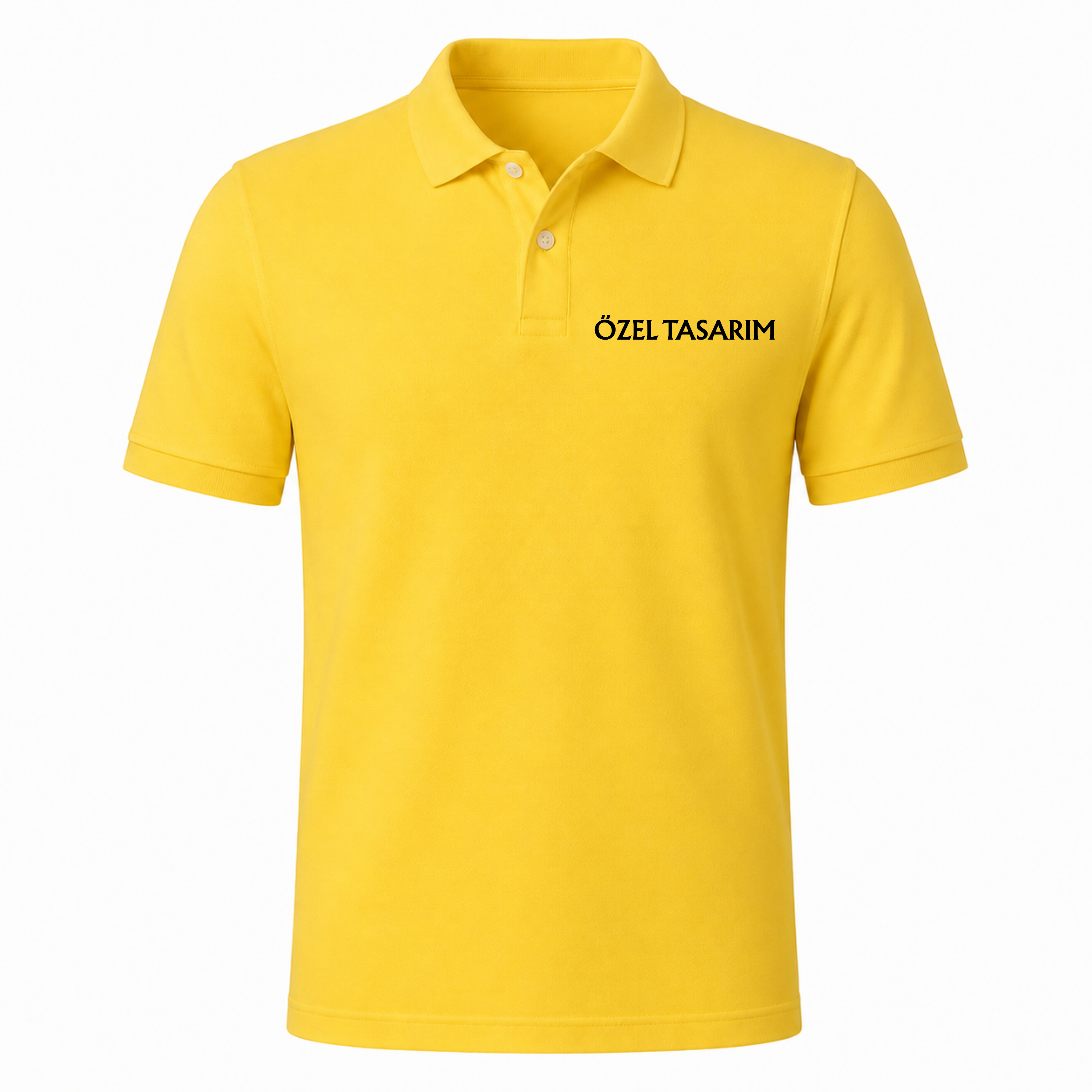 Polo Yaka Tişört (Ön Baskı Dahil)