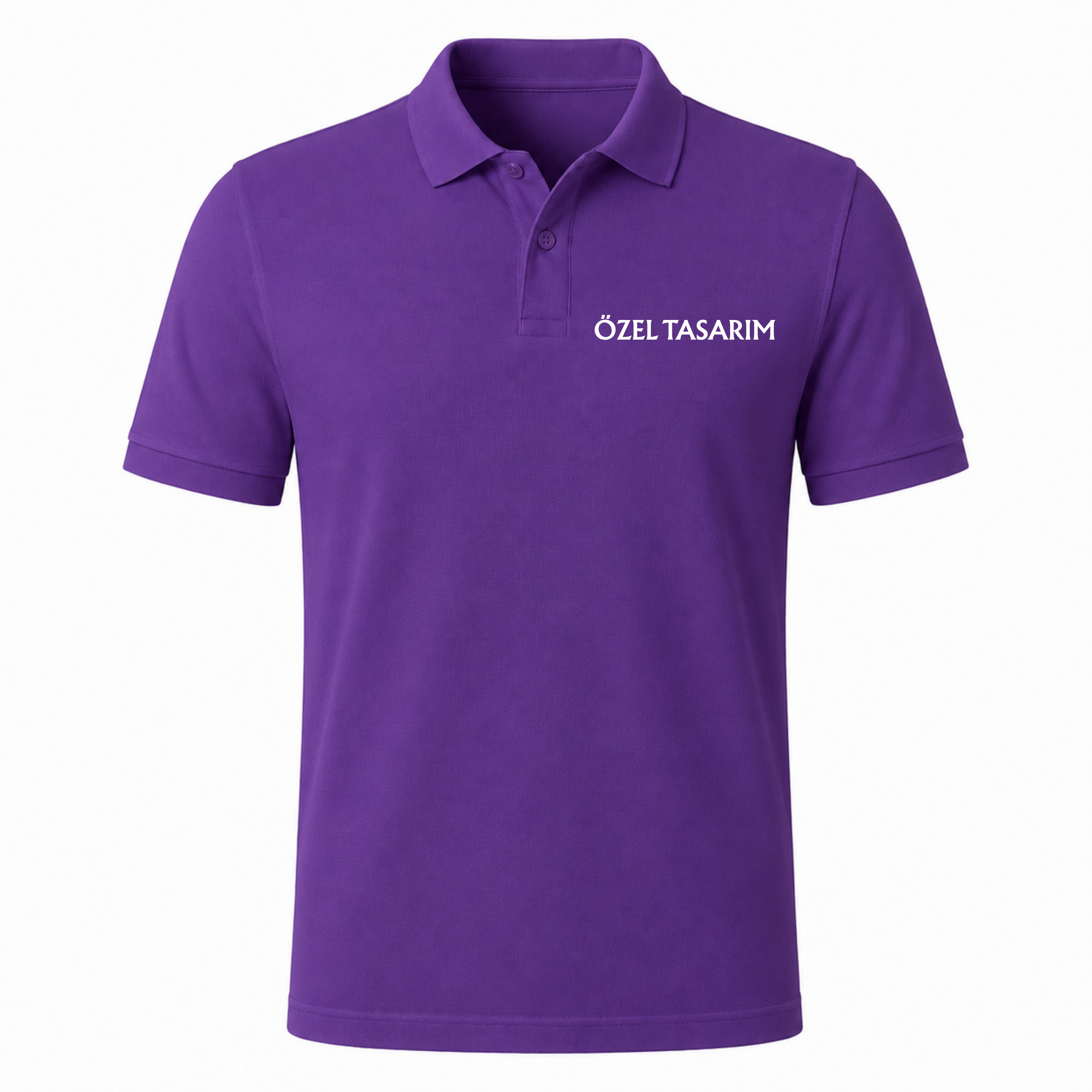 Polo Yaka Tişört (Ön Baskı Dahil)