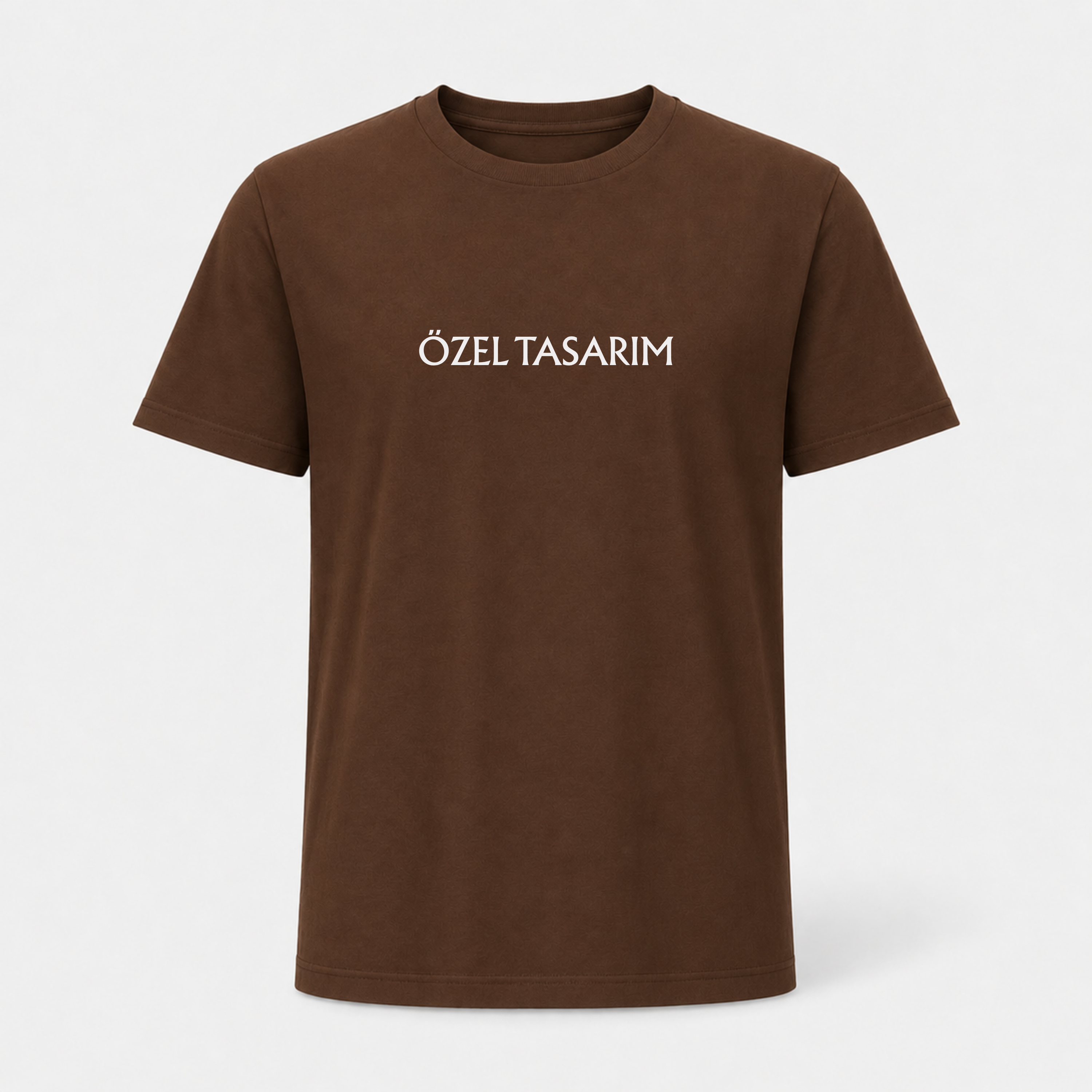 Bisiklet Yaka Tişört (Ön Baskı Dahil)