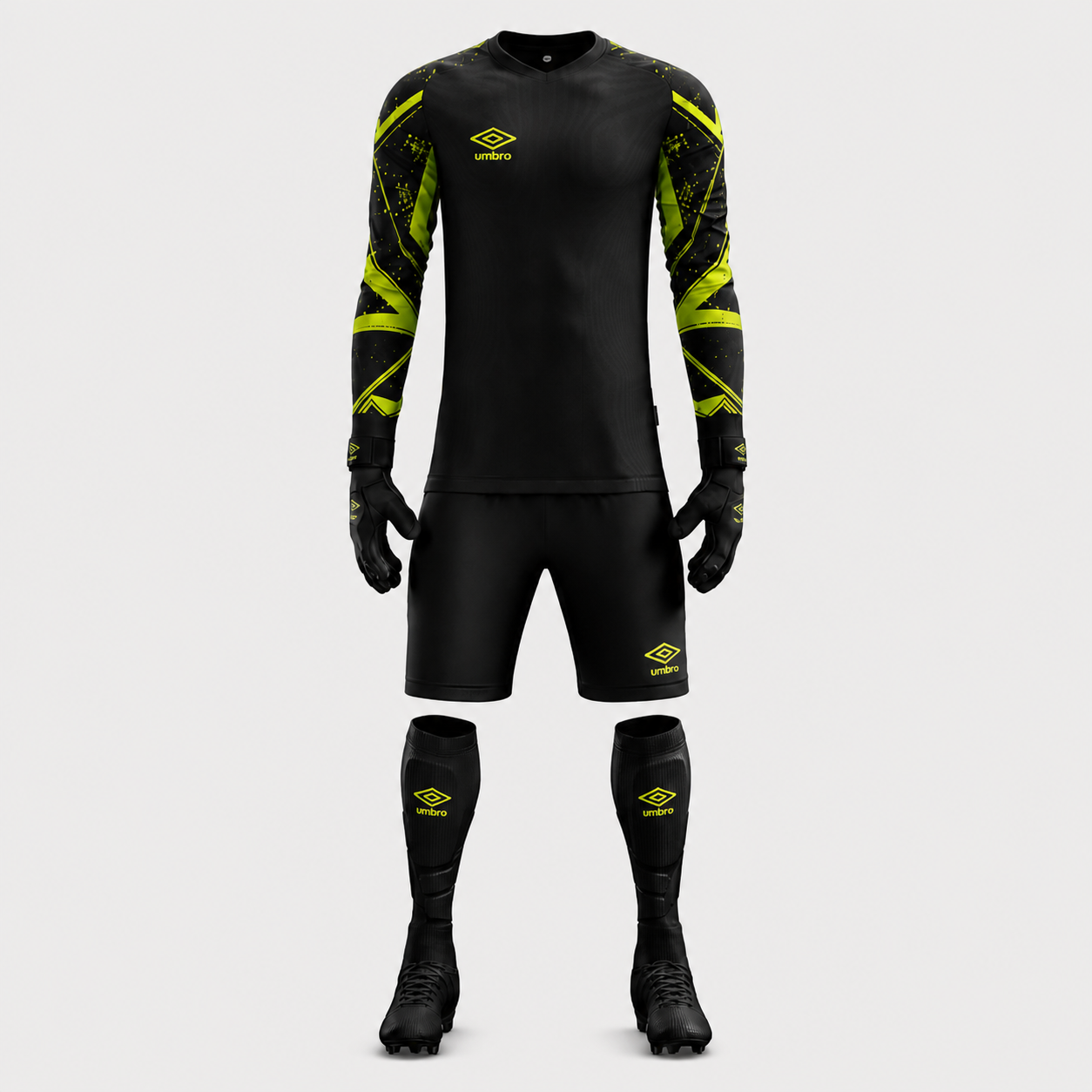 Umbro KICK Profesyonel Futbol Kaleci Forma Şort Takımı