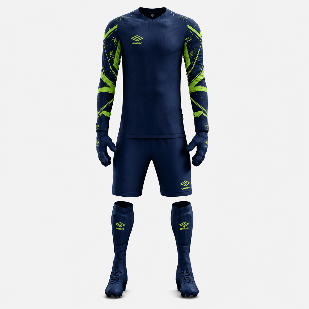 Umbro KICK Profesyonel Futbol Kaleci Forma Şort Takımı