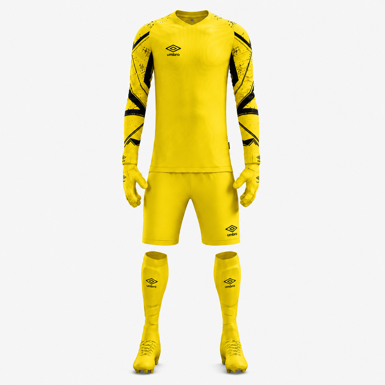 Umbro KICK Profesyonel Futbol Kaleci Forma Şort Takımı